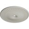 Ekena Millwork Galveston Ceiling Medallion (Fits Canopies up to 5 7/8"), 51"OD x 3 5/8"ID x 3 3/8"P, Pot of Cream CM51GLPCF - alternate 3